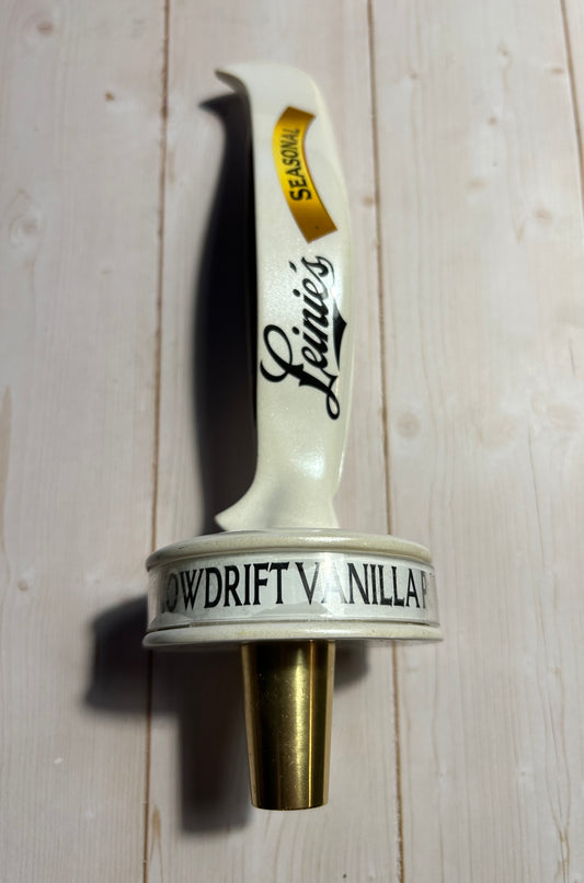 Leinenkugel’s Snowdrift Vanilla Porter Tap Handle