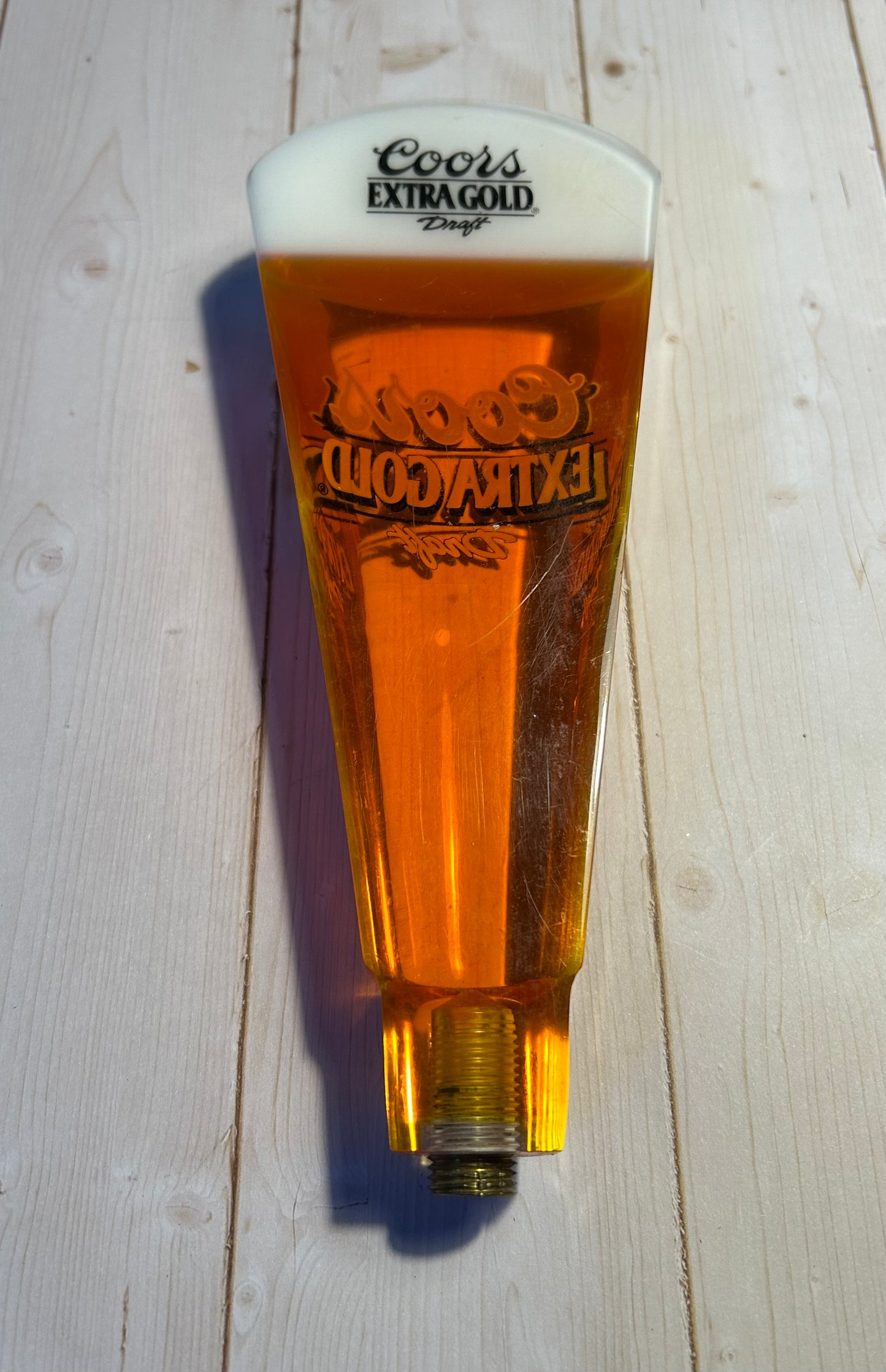 Coors Extra Gold Acrylic Tap Handle