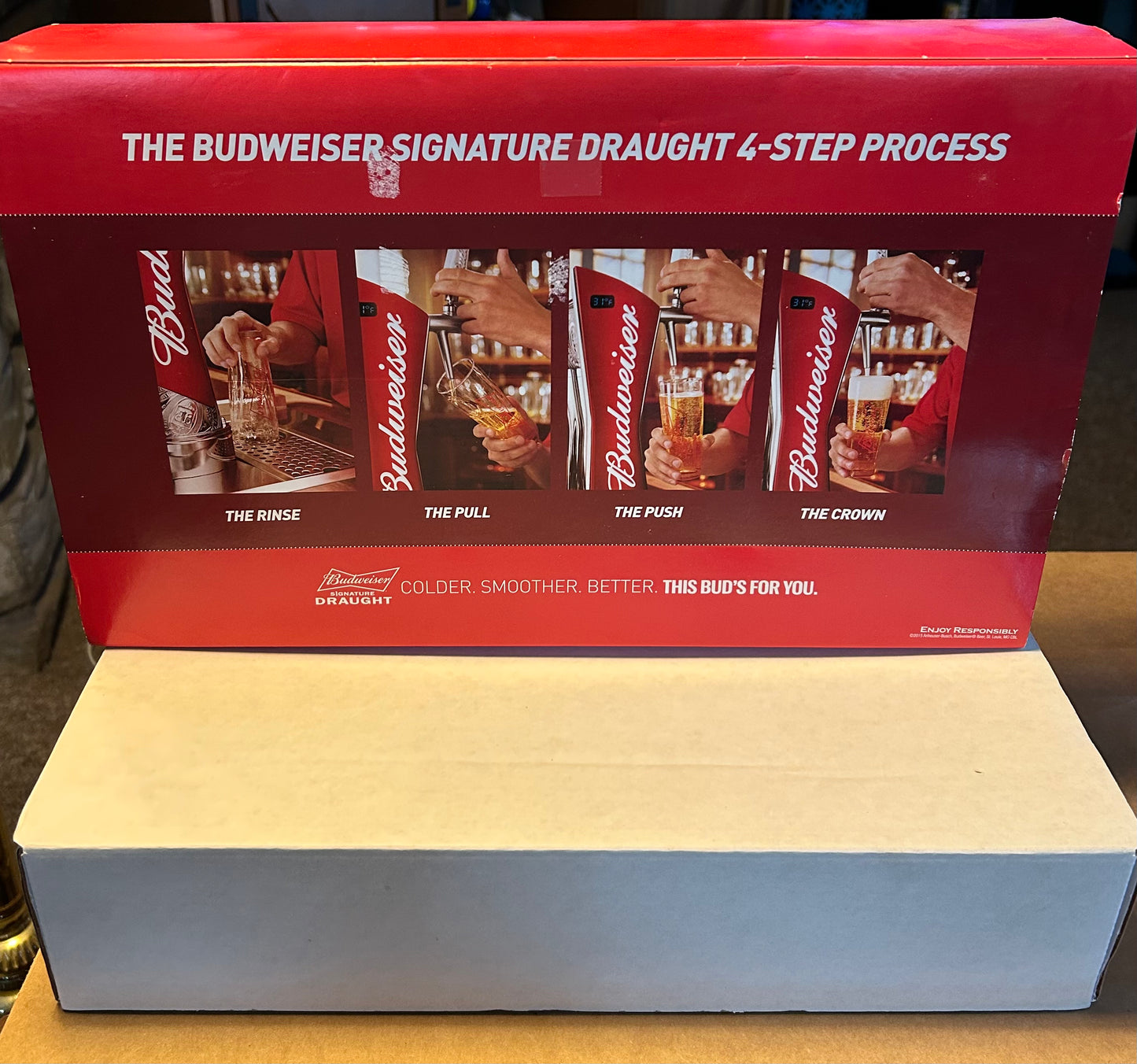 Budweiser Signature Draught Glass Set-New