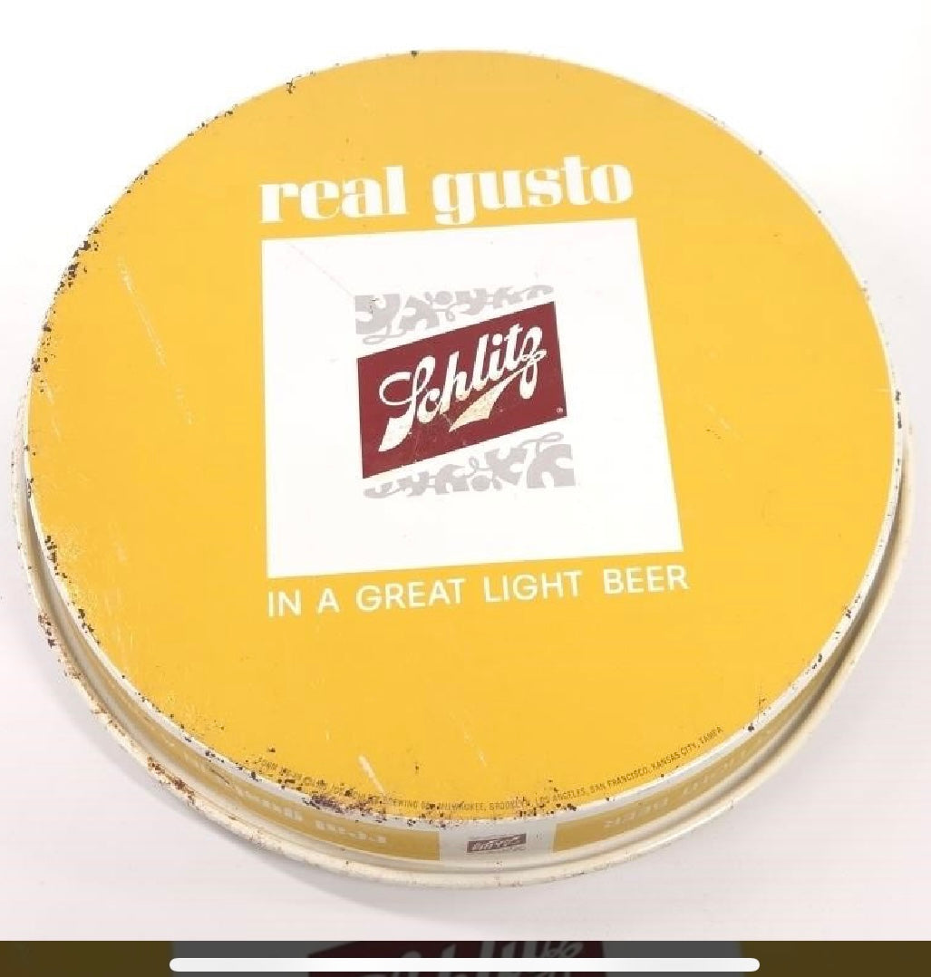 Schlitz Real Gusto Beer Tray