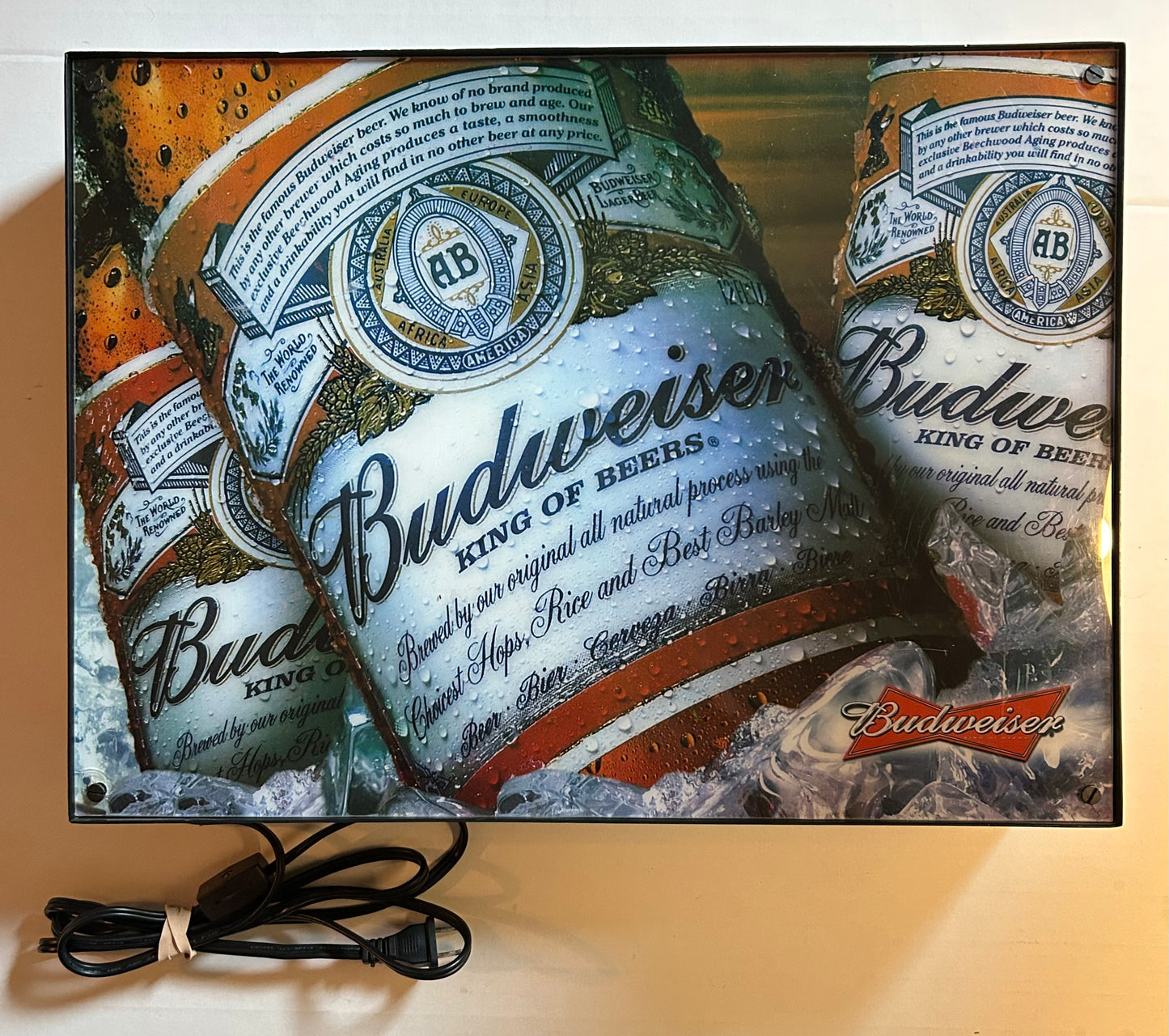 Budweiser Lighted Sign