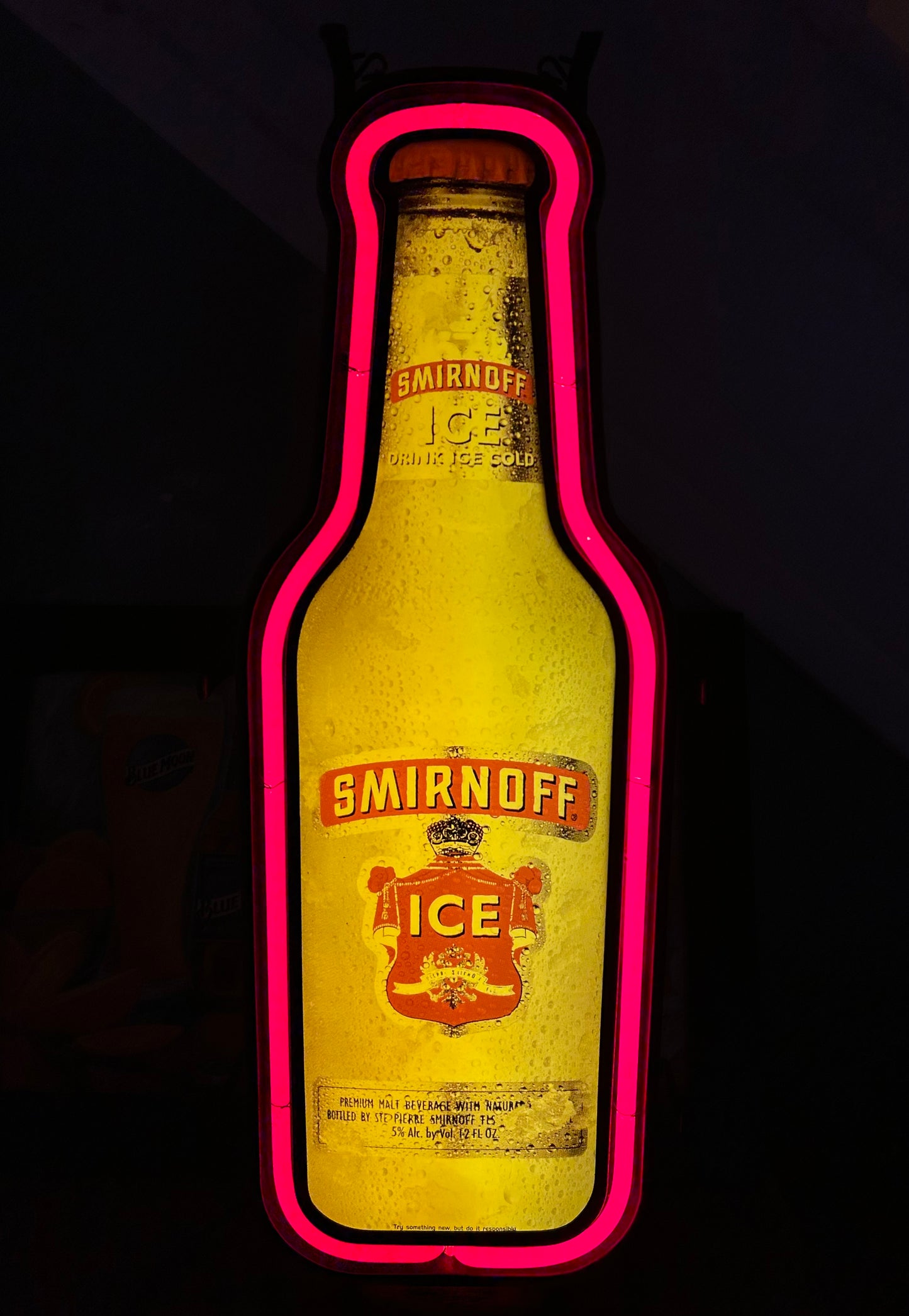 Smirnoff Advertising Neon Light