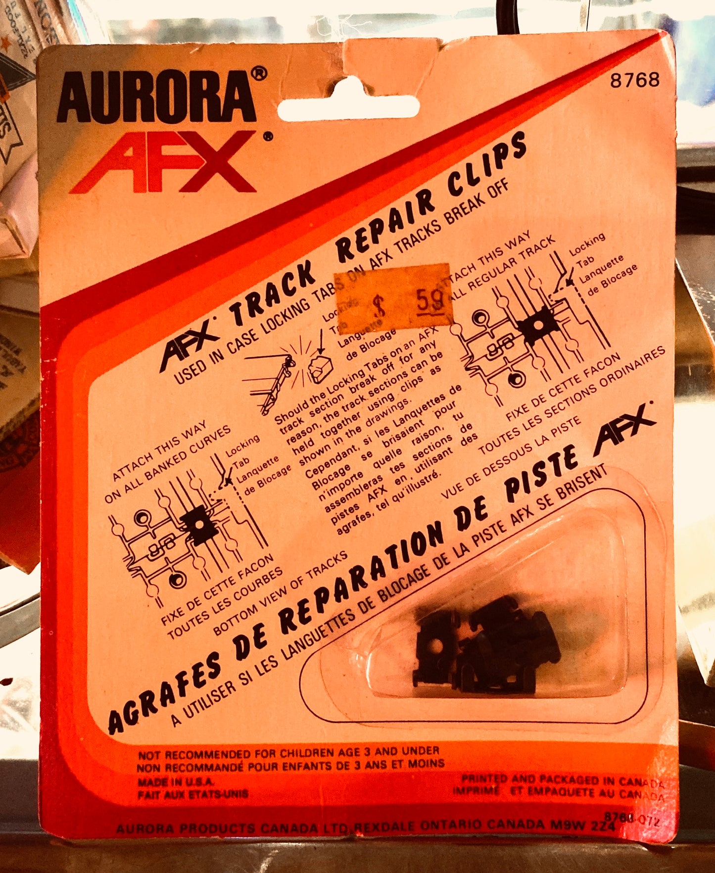 AFX Track Repair Clips 6pc