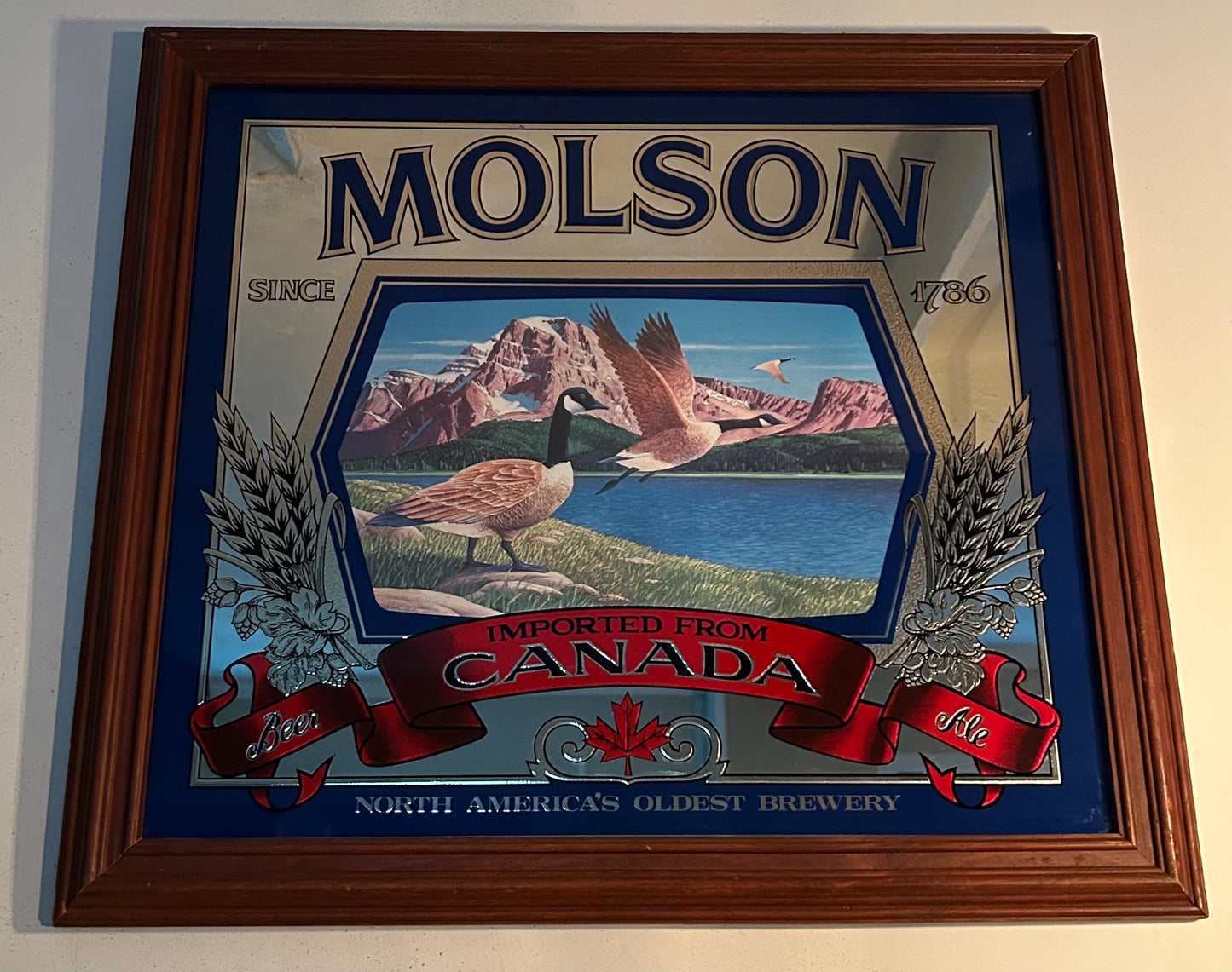 Molson Canadian Beer Mirror
