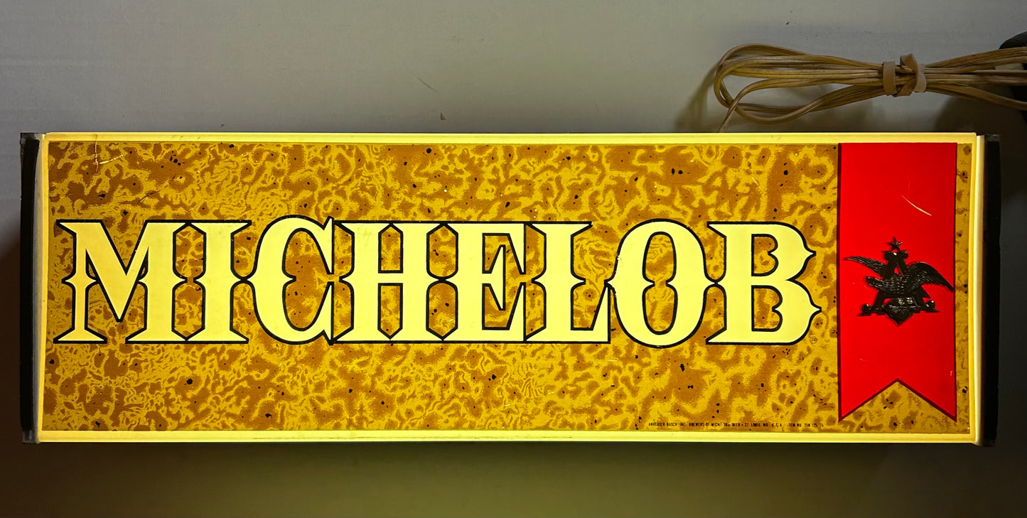 Vintage Michelob Beer Metal Lighted Sign