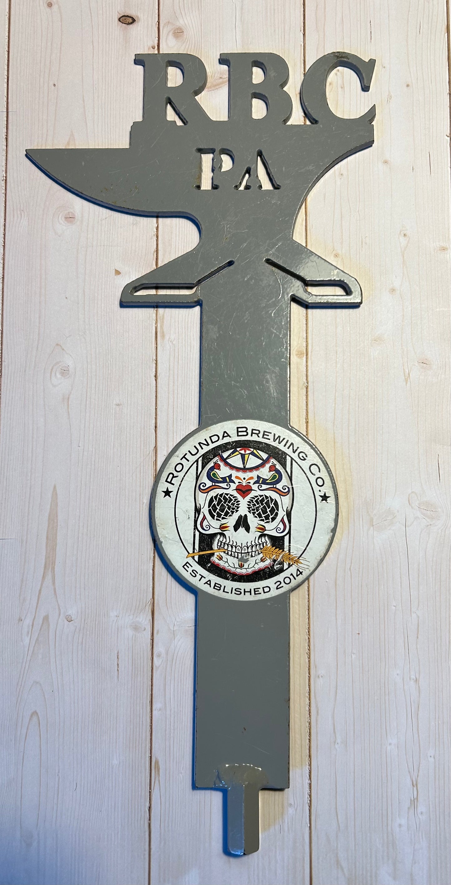 Rotunda Brewing Co. RBC Tap Handle