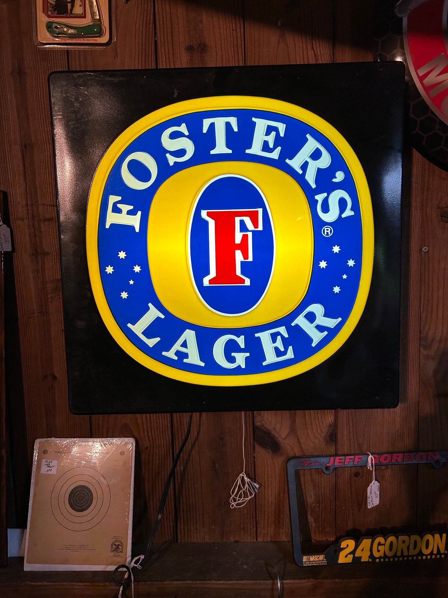 Foster’s Lager Lighted Sign