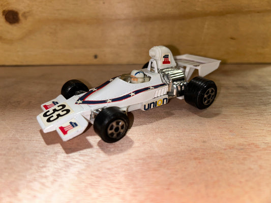 Ideal Evel Knievel Indy Car Plastic and Diecast