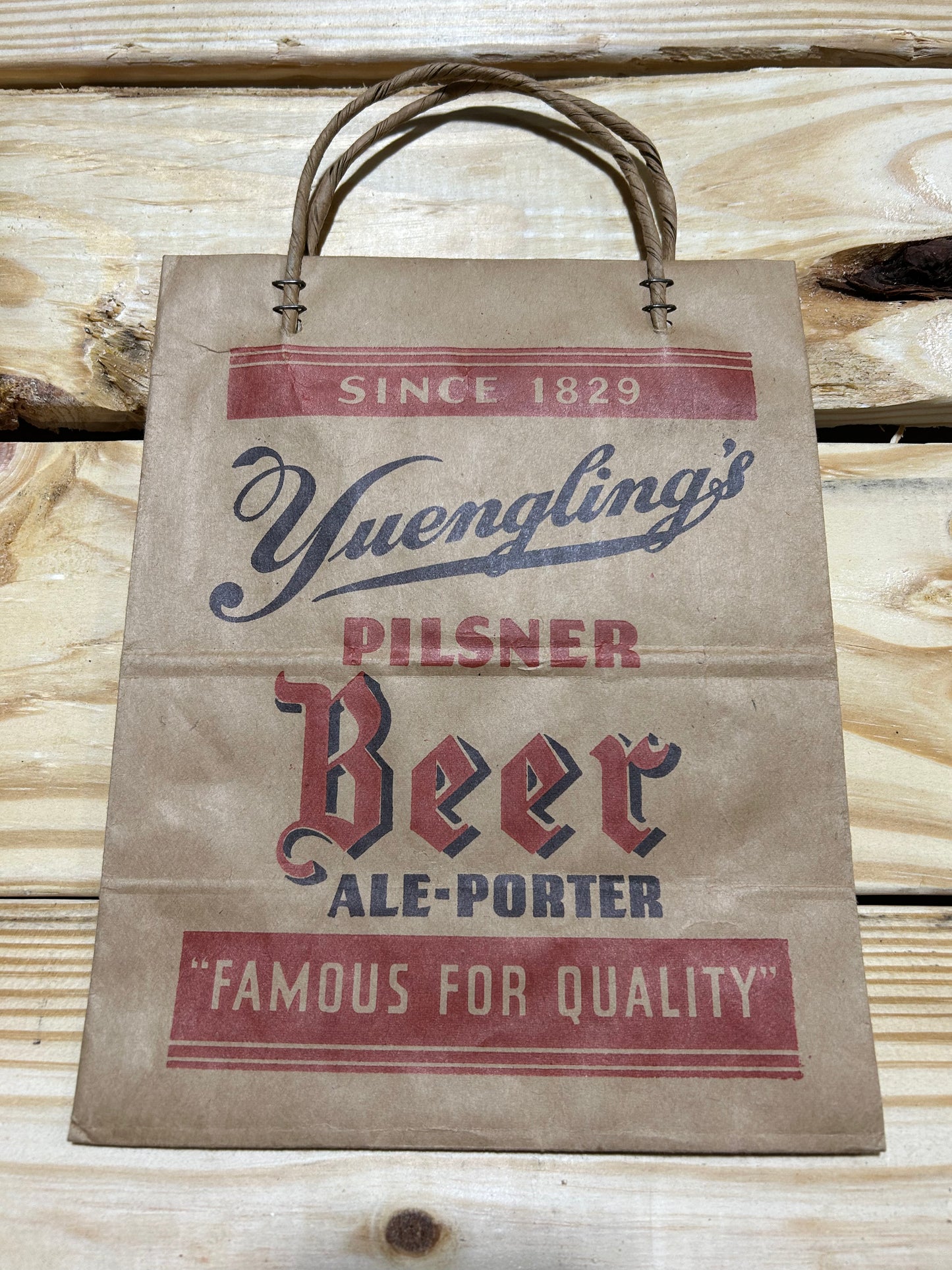 Yuengling’s Pilsner Ale-Porter Beer Bag