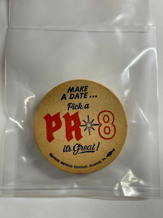 Reading Brewery P R 8 Coasters-10 pack