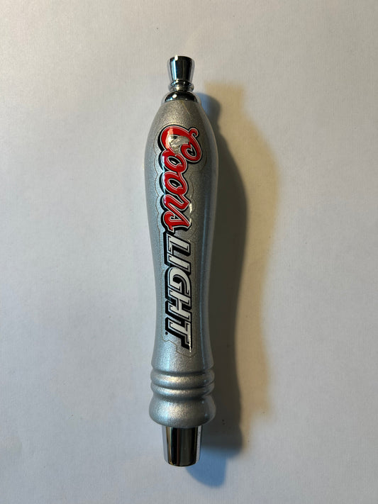 Coors Light Silver Tap Handle 7”