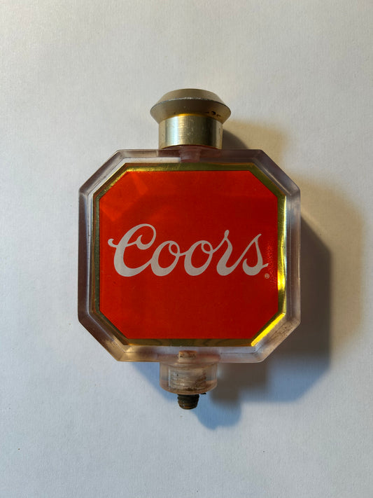 Coors 2 sided Acrylic Tap Handle 4”