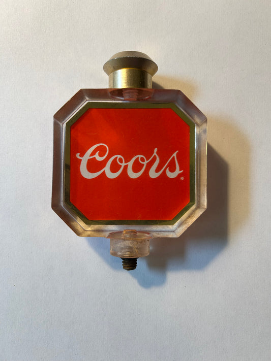 Coors 2 sided Acrylic Tap Handle 4”