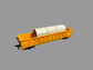 Union Pacific Gondola Car- w/Pipe-Tyco H.O.