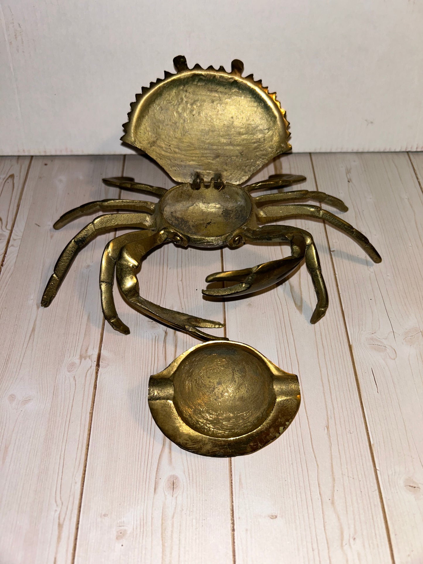 Crab Ashtray-Brass