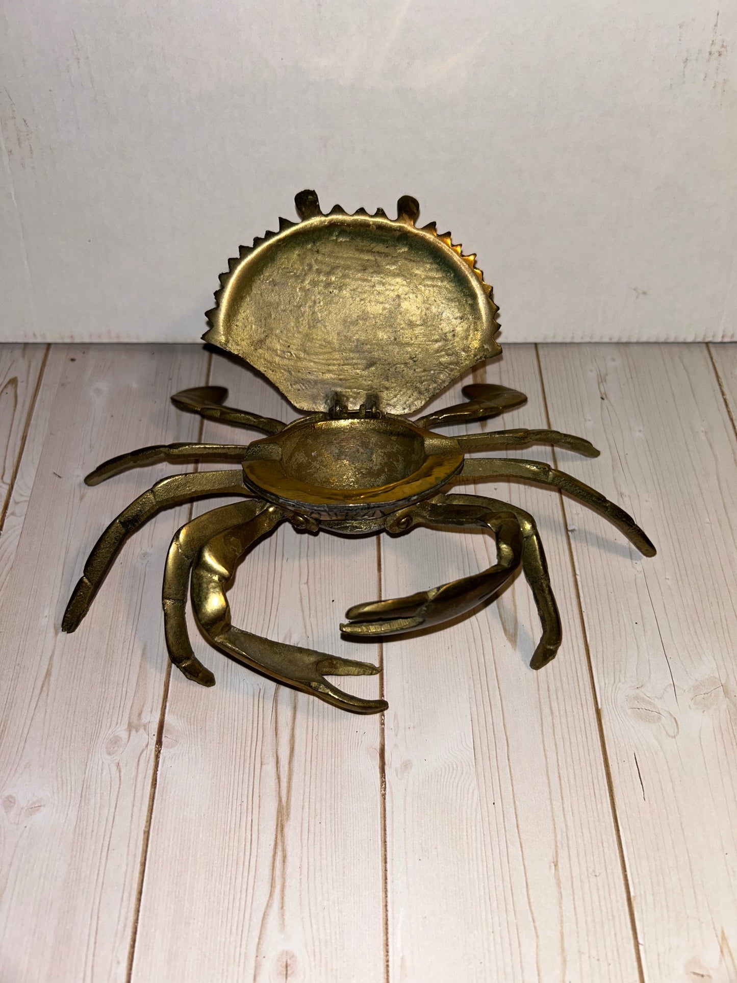 Crab Ashtray-Brass
