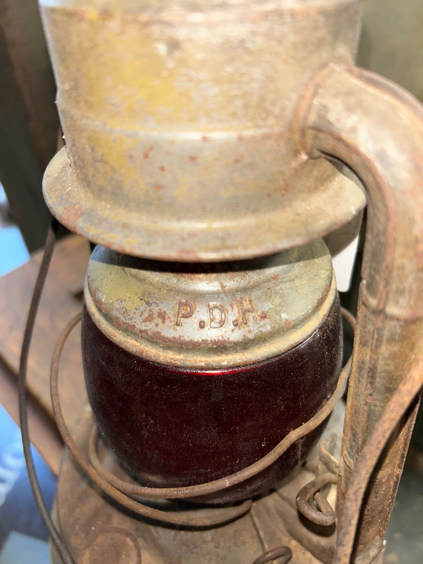 Dietz Little Giant Lantern-Red Globe-PDH-Pennsylvania Dept. of Highways