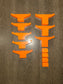 Aurora/Model Motoring Trestle Piers and Extension Beams-12 pc.
