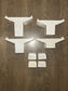 Aurora/Model Motoring Trestle Piers and Extension Beams-8 pc. Gray