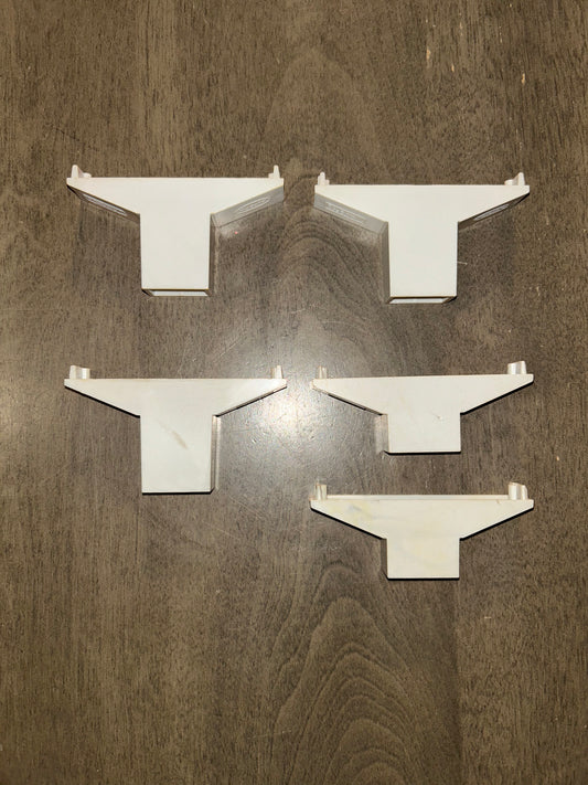 Aurora/Model Motoring Trestle Piers-5 pc.-Gray