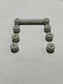 Aurora 3” Beam(short) w/6 Short Extensions-Gray