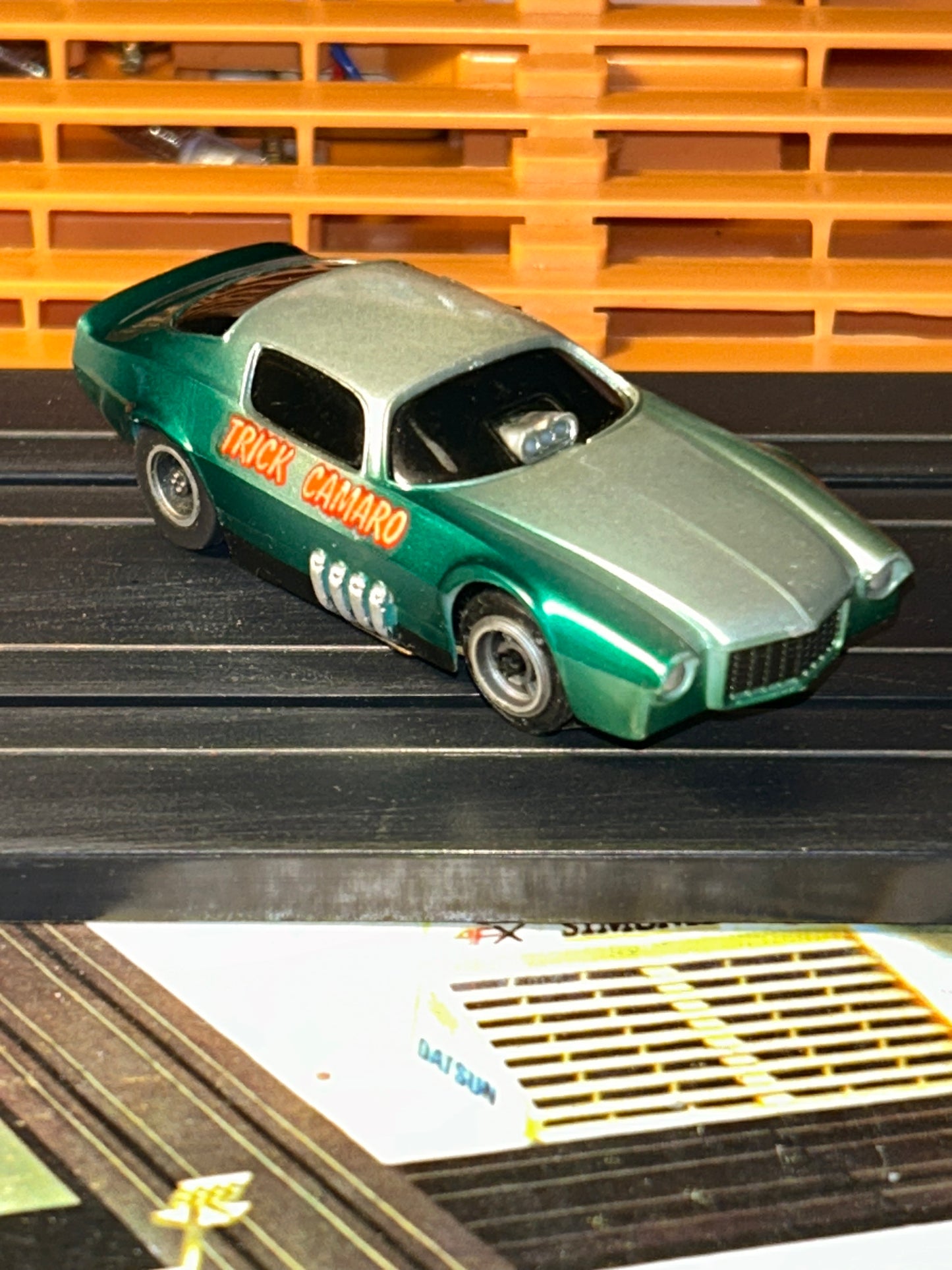 Tyco Trick Camaro Slot Car