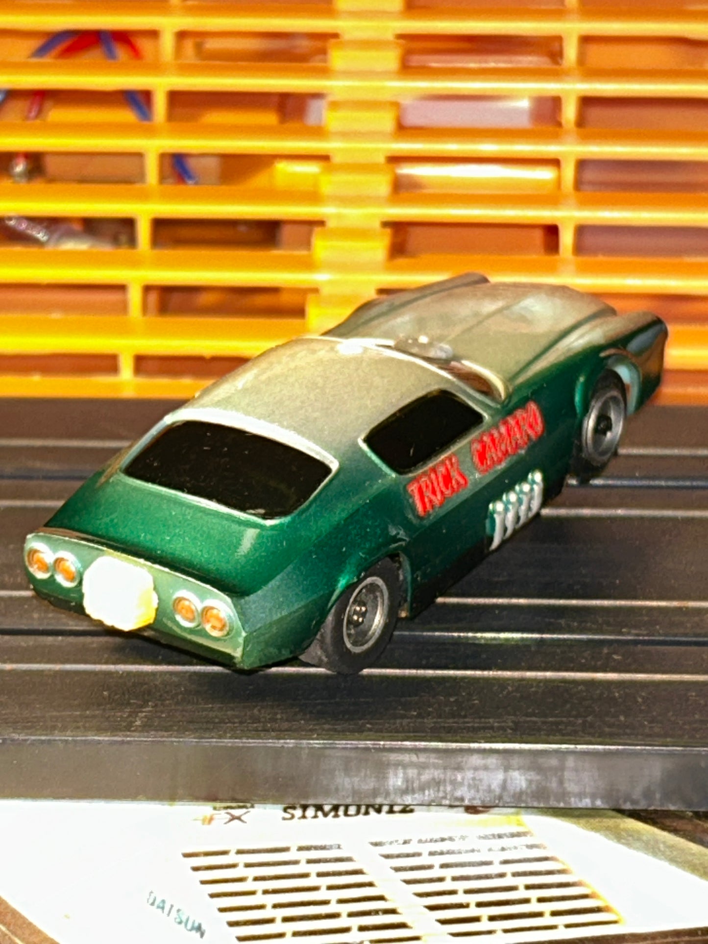 Tyco Trick Camaro Slot Car