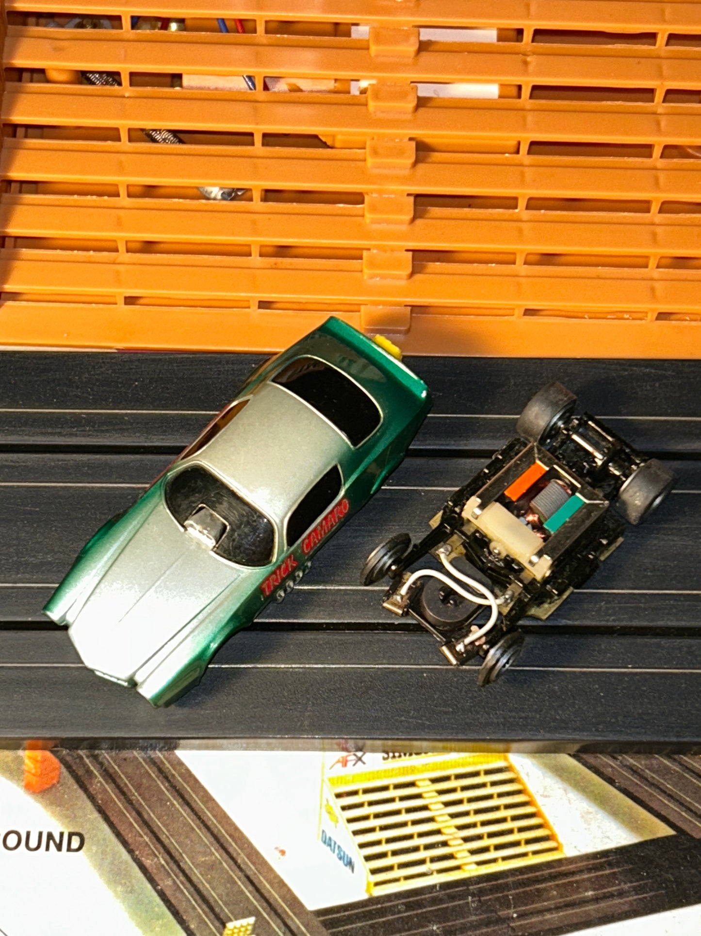 Tyco Trick Camaro Slot Car