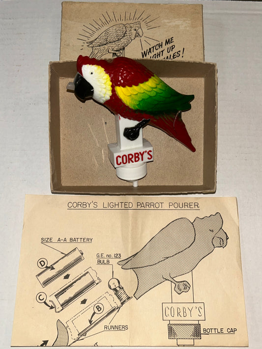 Corby’s Lighted Parrot Drink Pourer