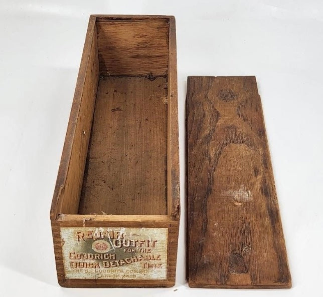 B.F. Goodrich Tire repair wooden box