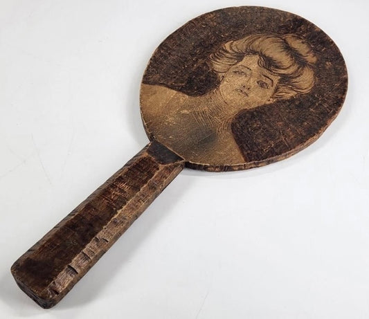 Table Tennis Paddle w/wood burned image