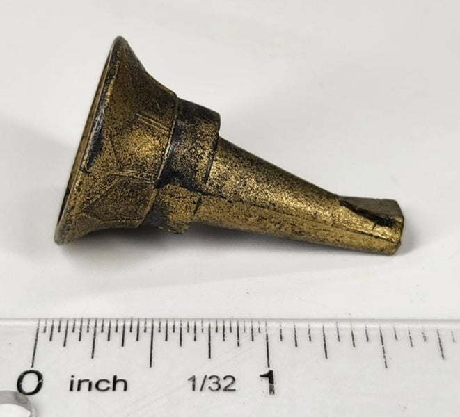 Horn Shaped cast metal pencil sharpener