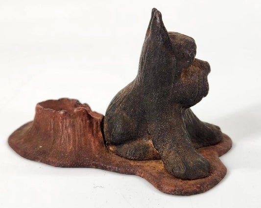 Cast Iron Scottie dog Pipe Stand