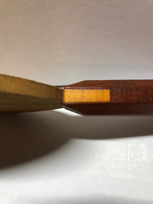 Table Tennis Paddle-Uncovered Blade-Single