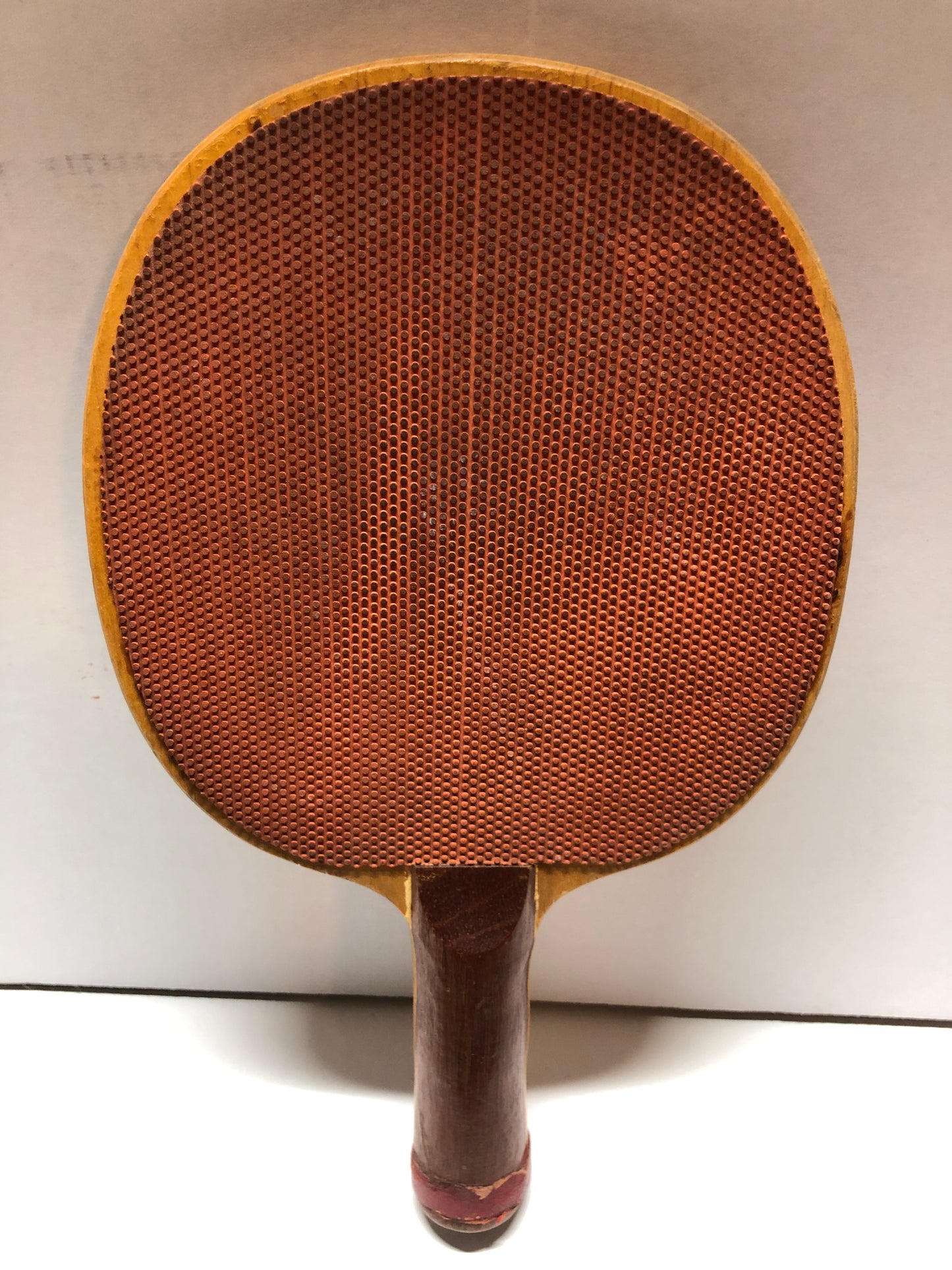 Table Tennis Paddle-Red Rubber-Single