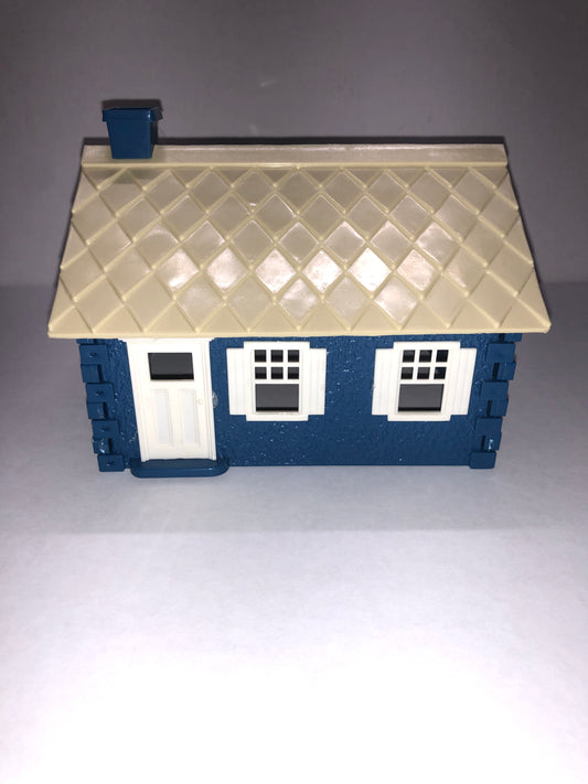 Plasticville Cape Cod House -Blue