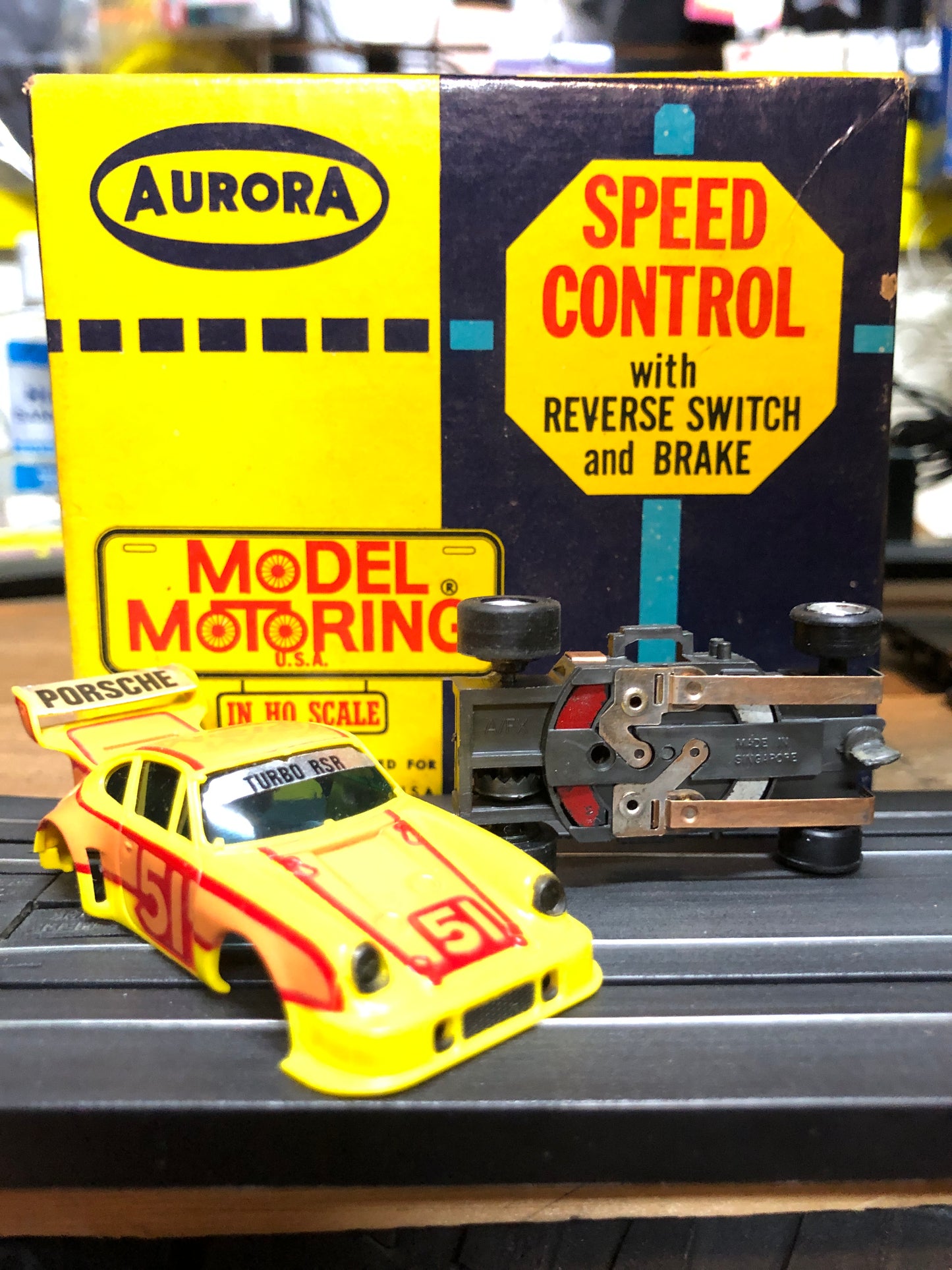 AFX Porsche Turbo RSR Slot Car