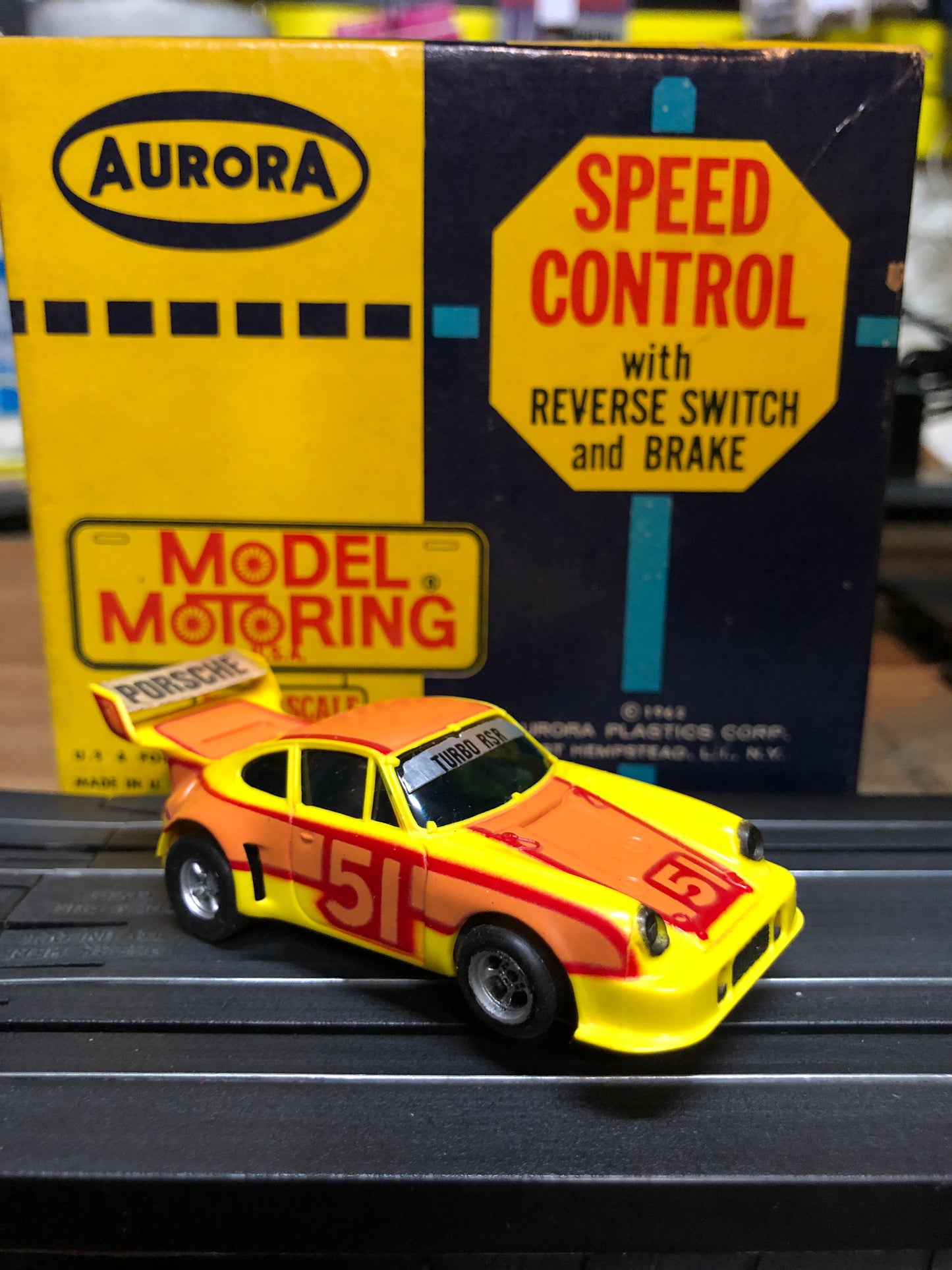 AFX Porsche Turbo RSR Slot Car