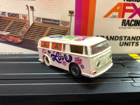 Tyco VW Love Bus Slot Car