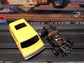 AFX Dodge Van Slot Car-Yellow