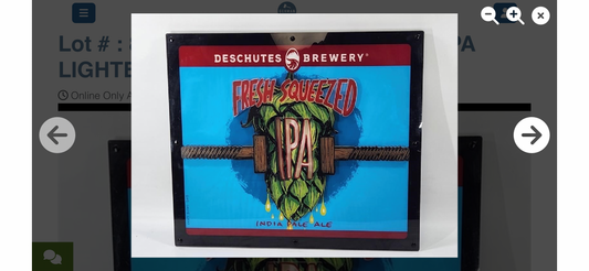 Deschutes Brewery IPA Lighted Sign