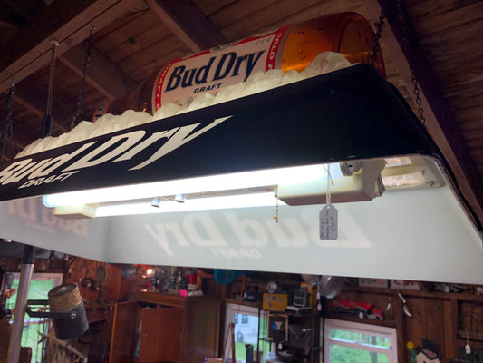 Bud Dry Pool Table Light