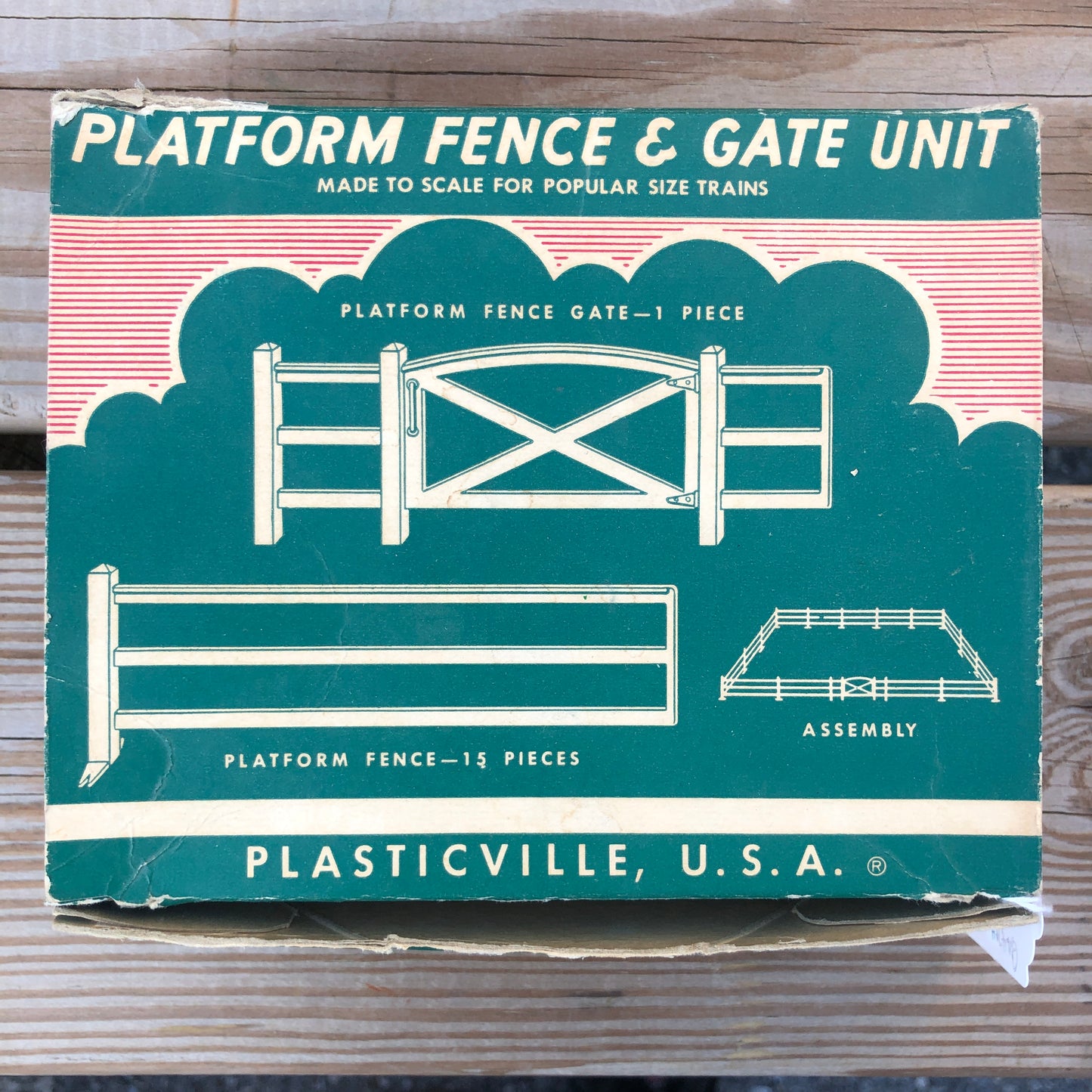 Plasticville Fence and Gate Unit