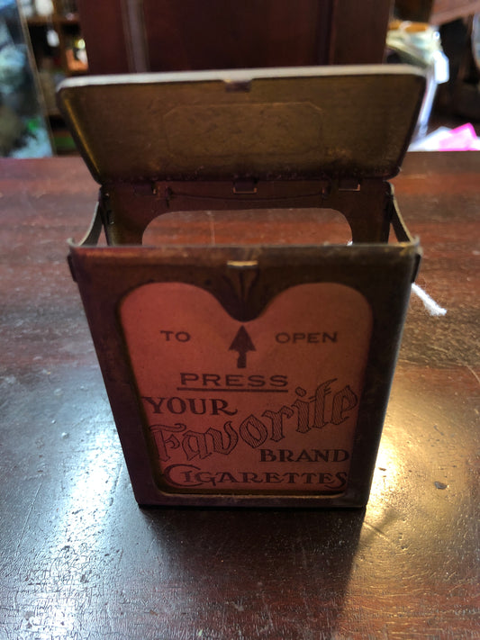 Tin Cigarette Pack Holder