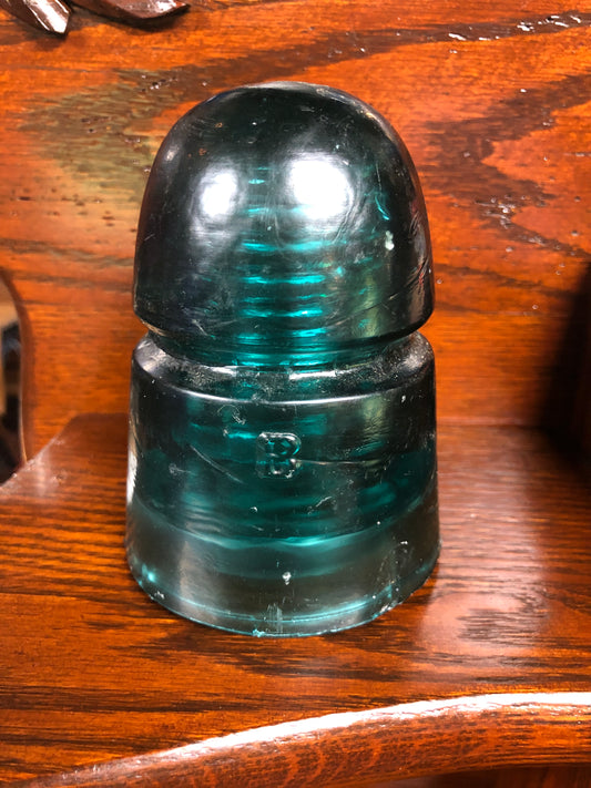 H.G. Co Beehive “B” Glass Insulator