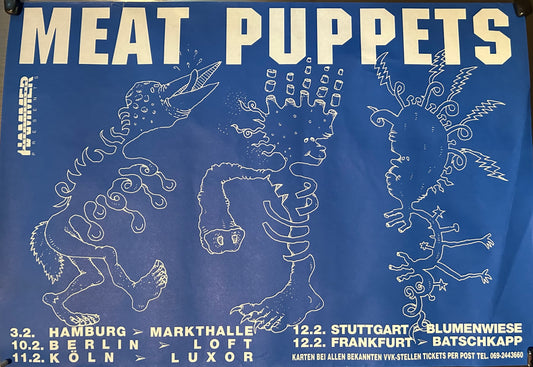 Meat Puppets 1992 Concert Poster