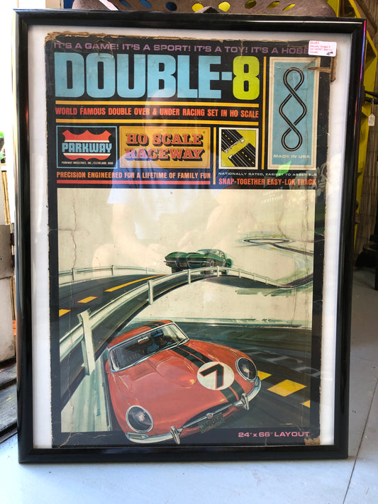 Parkway Double 8 Slot Car Box Lid-Framed