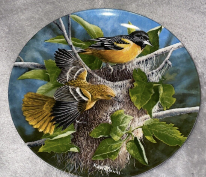 The Baltimore Oriole Plate