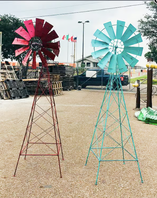 4' Tower Windmill Assorted Colors