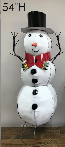 Snowman With Scarf-54”